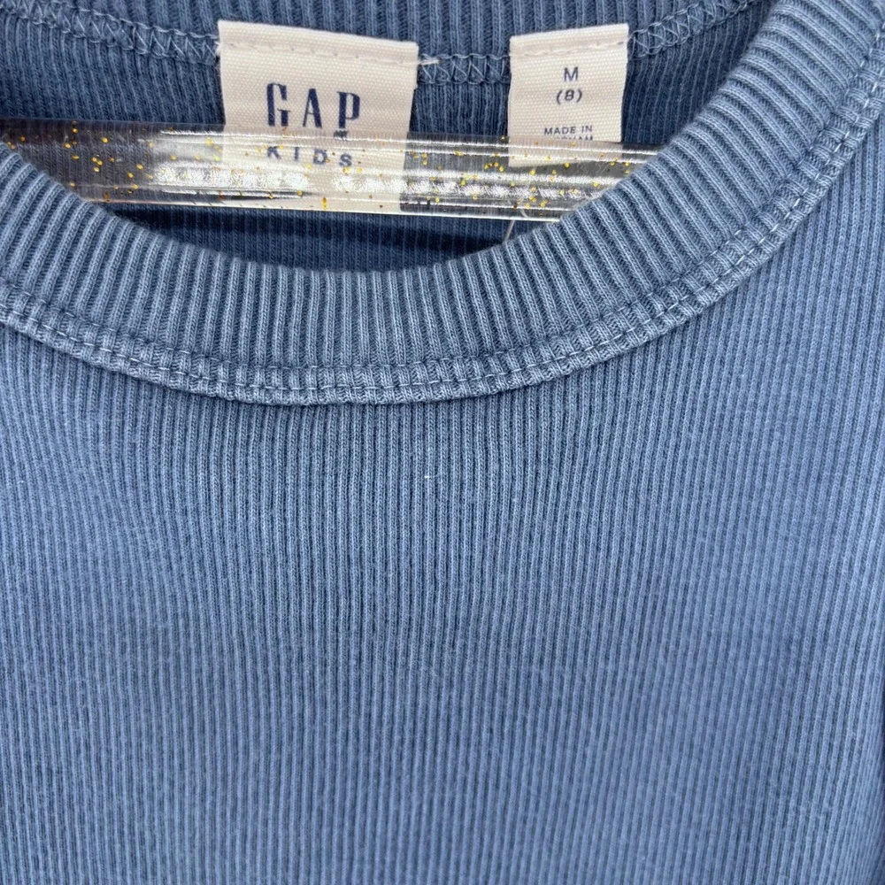 GAP Kids Dress Size M‎ (8) Blue Ribbed Sleeveless Casual Everyday